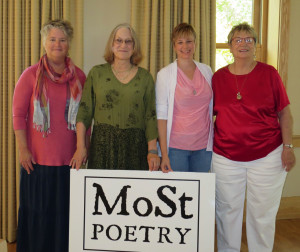 Carnegie August 2015 readers Karen Mitchell, Gillian Wegener, Jennifer Lagier, and nancee kinkaid maya