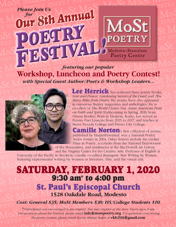 8th Annual Modesto Poetry Festival Modesto Stanislaus Poetry Center