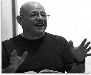 Bill O'Daly, black and white portrait