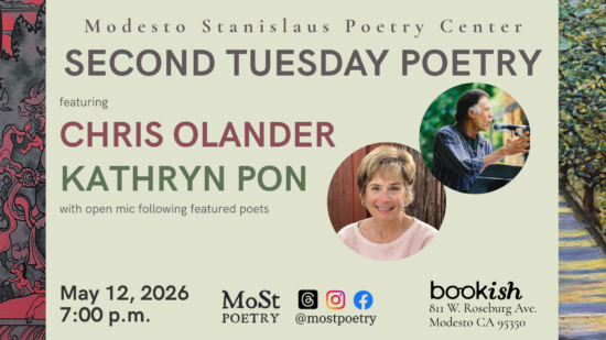Second Tuesday May 12 with Chris Olander and Kathy Pon